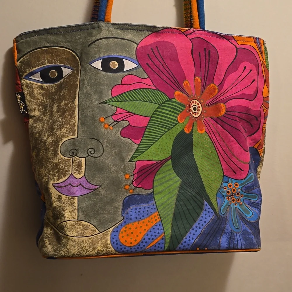 Colorful Artistic Lauren Burch Tote Bag - Picture 6 of 6